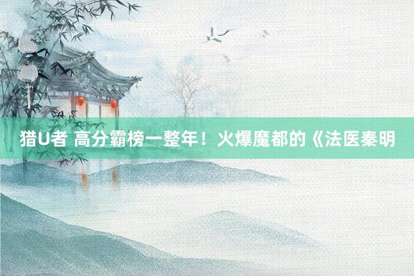 猎U者 高分霸榜一整年！火爆魔都的《法医秦明