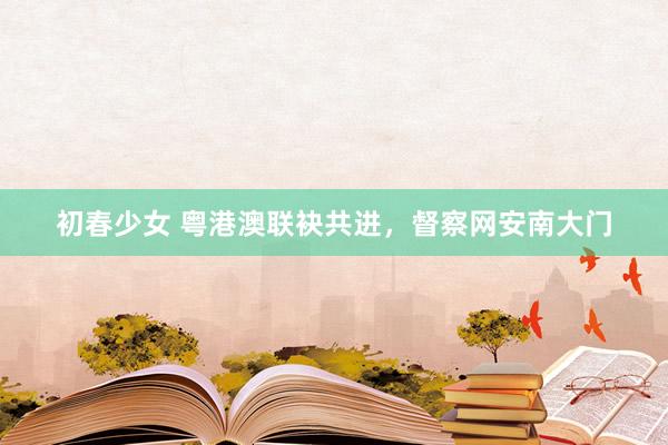 初春少女 粤港澳联袂共进，督察网安南大门
